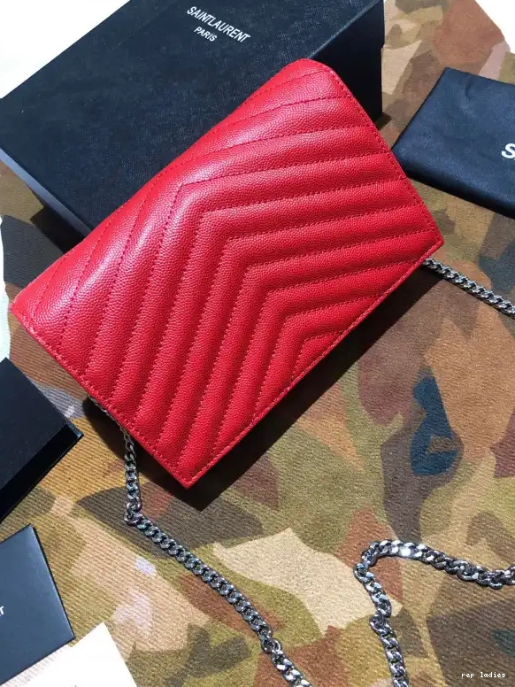 Rep ladies REP CHAIN YSL WALLET MATELASSÉ CASSANDRE 0701